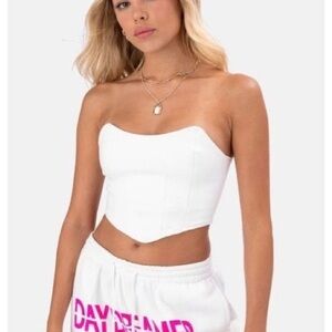 Adika Denim Corset/Bustier Top